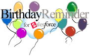 Birthday Reminders in the Salesforce Sidebar