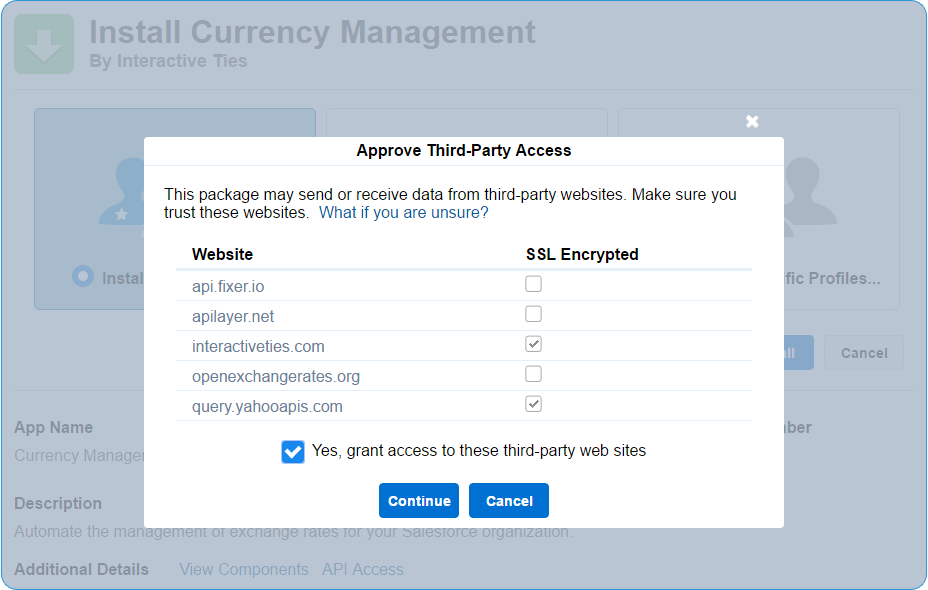 Allow for Third Party Access